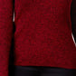 Karen Scott Women's Ribbed V-Neck Sweater  Red Size XX-Large