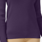 Karen Scott Women's Ribbed Knit Cotton Sweater Purple Size Petite Small-Medium