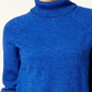 Karen Scott Women's Petite Cotton Turtleneck Sweater Blue Size Petite Large