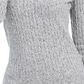 Karen Scott Women's Marled Cotton Cable Knit Sweater White Size Petite Large