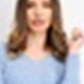 Karen Scott Women's Petite Cable-Knit V-Neck Sweater Blue Size Petite X-Large