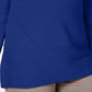Karen Scott Women's Cotton Boat Neck Sweater Blue Size X-Small