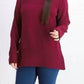 Karen Scott Women's Cotton Boat-Neck Sweater Red Size Large