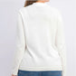 Karen Scott Women's Cotton Toggle Henley Sweater White Size Petite Small