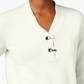 Karen Scott Women's Petite Cotton Toggle Henley Sweater White Size Petite Large