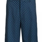 Greg Norman Men's Metal Print Shorts Navy Size 42