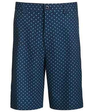 Greg Norman Men's Metal Print Shorts Navy Size 42