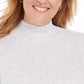 Karen Scott Women's New Plus-Size Lightweight Mock Sweater Top White Size 0X