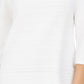 Karen Scott Women's Ribbed 3/4-Sleeve Sweater  Natural Size X-Small