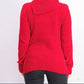 Karen Scott Women's Cowlneck Chenille Sweater Red Size XX-Large