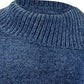 Karen Scott Women's Plus Size Chenille Split Neck Pullover Dark Blue Size 3X
