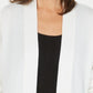 Karen Scott Women's Open Front Long Sleeve Cardigan White Size Medium