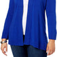 Karen Scott Women's Plus Size Open-Front Cardigan Blue Size 0X