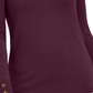 JM Women's  Collection Petite Button-Cuff Crewneck Sweater Dark Purple Size Petite Large