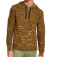 INC International Concepts Men's Monster Ribbed Knit Pullover Hooded Sweater Dark yellow Size Large
