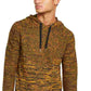 INC International Concepts Men's Monster Ribbed Knit Pullover Hooded Sweater Dark yellow Size Large
