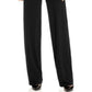 Alfani Women's Petite Knit Wide-Leg Pant Black Size Large