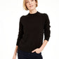 Karen Scott Women's Petite Mock-Neck Sweater  Black Size Petite Small-Medium