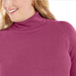 Karen Scott Women's Plus Turtleneck Luxsoft Sweater Purple Size 1X