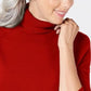 Karen Scott Women's Plus Size Turtleneck Luxsoft Sweater Red Size 1X
