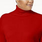 Karen Scott Women's Turtleneck Luxsoft Sweater Red Size 3X