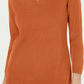Karen Scott Women's V-Neck Sweater Brown Size Petite Medium