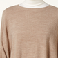 Karen Scott Women's Asymmetric Ruffled Poncho Brown Size Large/X-Large
