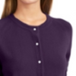 Karen Scott Women's Luxsoft Button Cardigan Black Size Petite Large