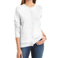 Karen Scott Women's Petite Luxsoft Button Cardigan White Size Petite Large