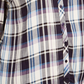 Style & Co Women's Plus Size Plaid Utility Shirt Purple Multi Size 1X