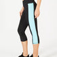 Ideology Women's Colorblocked Cropped Leggings BlueSize Large