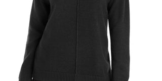 Alfani Women's Dropped-Shoulder Turtleneck  Green Size Small