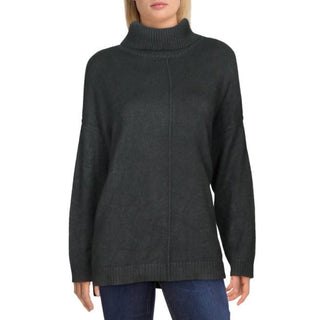 Alfani Women's Heathered Drop Shoulder Pullover Sweater Green Size X-Large