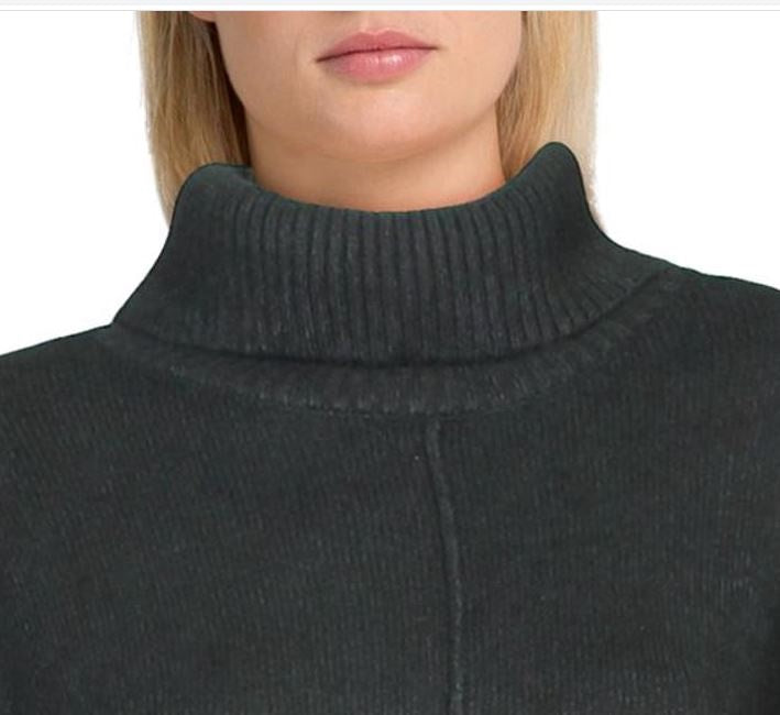 Alfani Women's Heathered Drop Shoulder Pullover Sweater Green Size X-Large