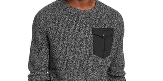 American Rag Men's Knit Crew Neck Sweater Black