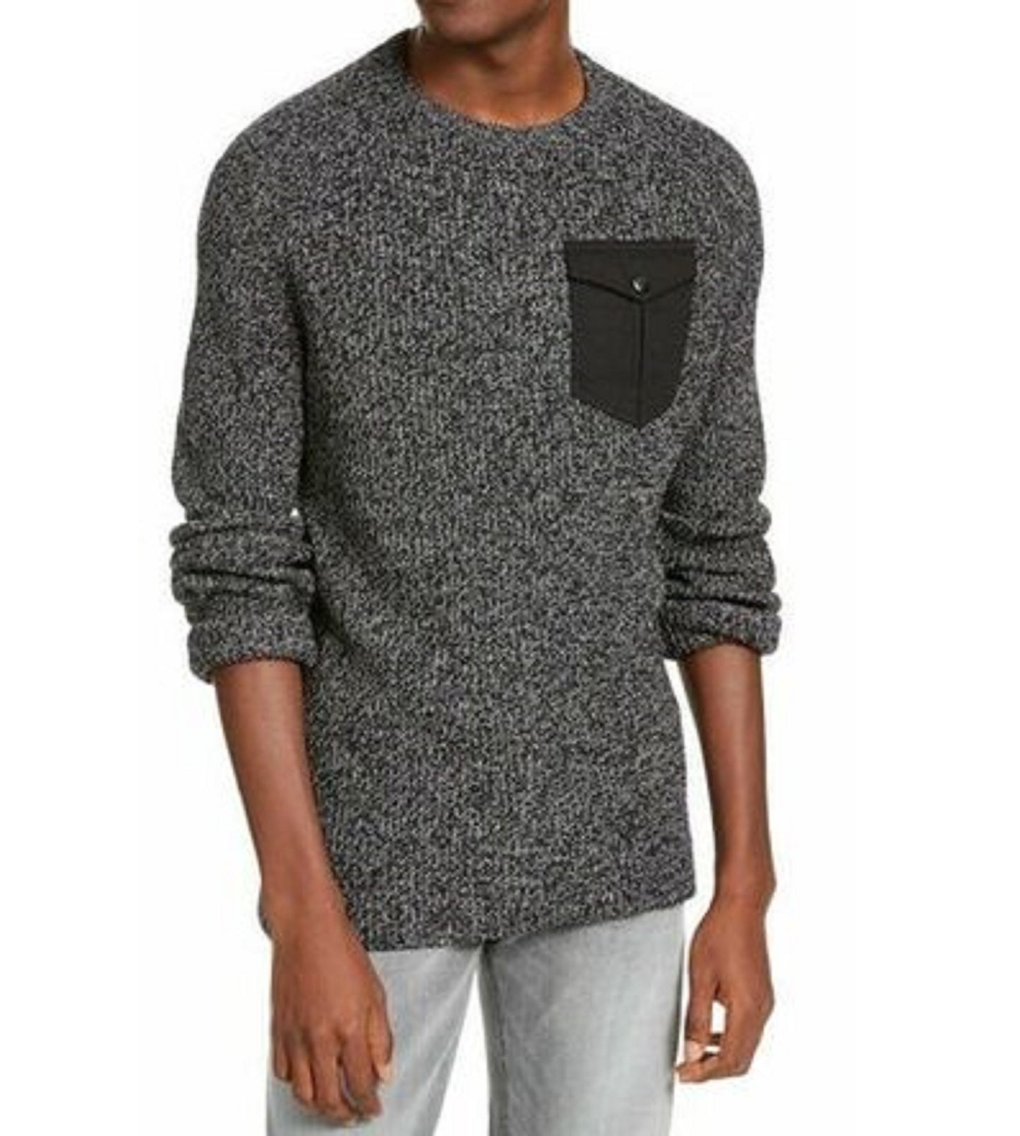 American Rag Men's Knit Crew Neck Sweater Black Size Small