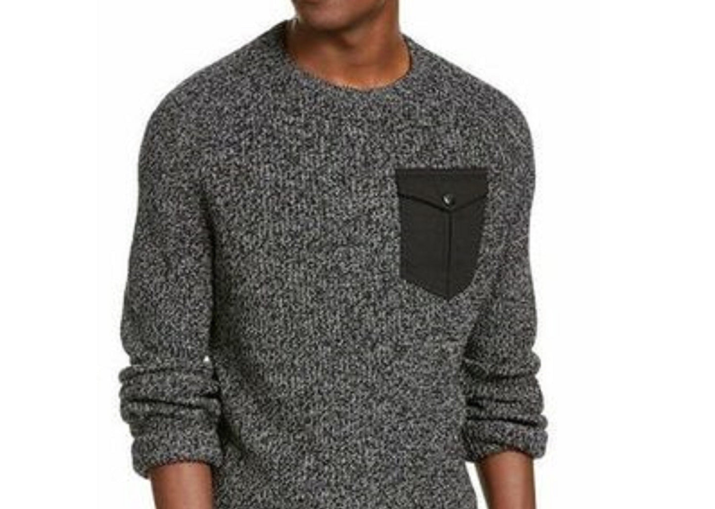 American Rag Men's Knit Crew Neck Sweater Black Size Small