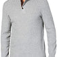 Tasso Elba Men's Check Sweater Grey Size Small