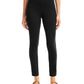 JM Collection Women's Side-Hem Zip Leggings Black Size XX-Large