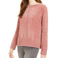 Style & Co Women's Chenille Sweater Purple Size Petite Small