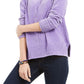 Style & Co Women's Petite Chenille Sweater Purple Size Petite