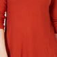 Style & Co Women's High Low Tunic Sweater Orange Size XX-Large