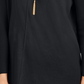 Style & Co Women's Seam Front Tunic Sweater Black Size Petite Medium