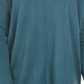 Style & Co Women's Seam Front Tunic Sweater Green Size Petite Large