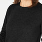 Karen Scott Women's Crewneck Long Sleeve Sweater Black Size X-Small