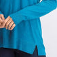 Karen Scott Women's Crewneck Long-Sleeve Sweater Blue Size Large