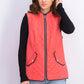 Charter Club Women's Quilted Stand-Collar Vest Orange Size X-Large