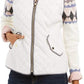 Charter Club Women's Quilted Stand-Collar Vest White Size XX-Large