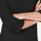 Karen Scott Women's Grommet Trim 3/4 Sleeve Top  Black Size X-Small