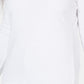 Karen Scott Women's Satin-Trim Scoop-Neck Top White Size Large